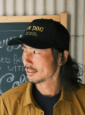 H.W.DOG MESH 日产70S元年卡车司机货车帽刺绣棒球遮阳帽男女情侣