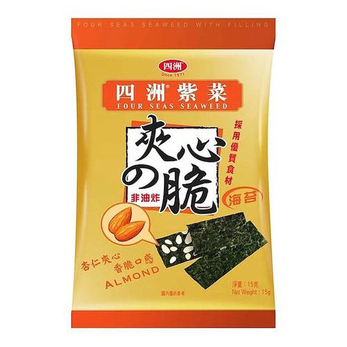 脆紫菜海苔夹心脆FOURSEAS/四洲