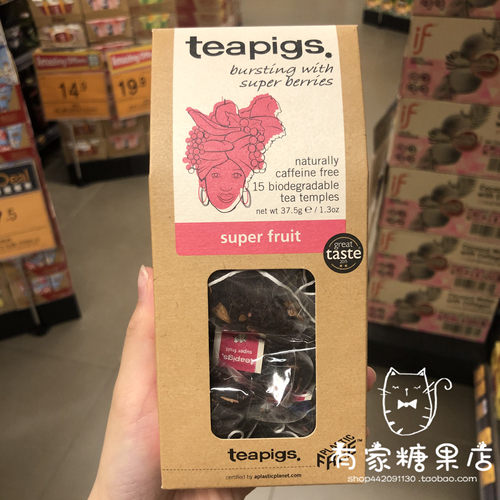 香港代购 进口Teapigs茶猪猪 超级花果 茶茶包养生茶37.5g