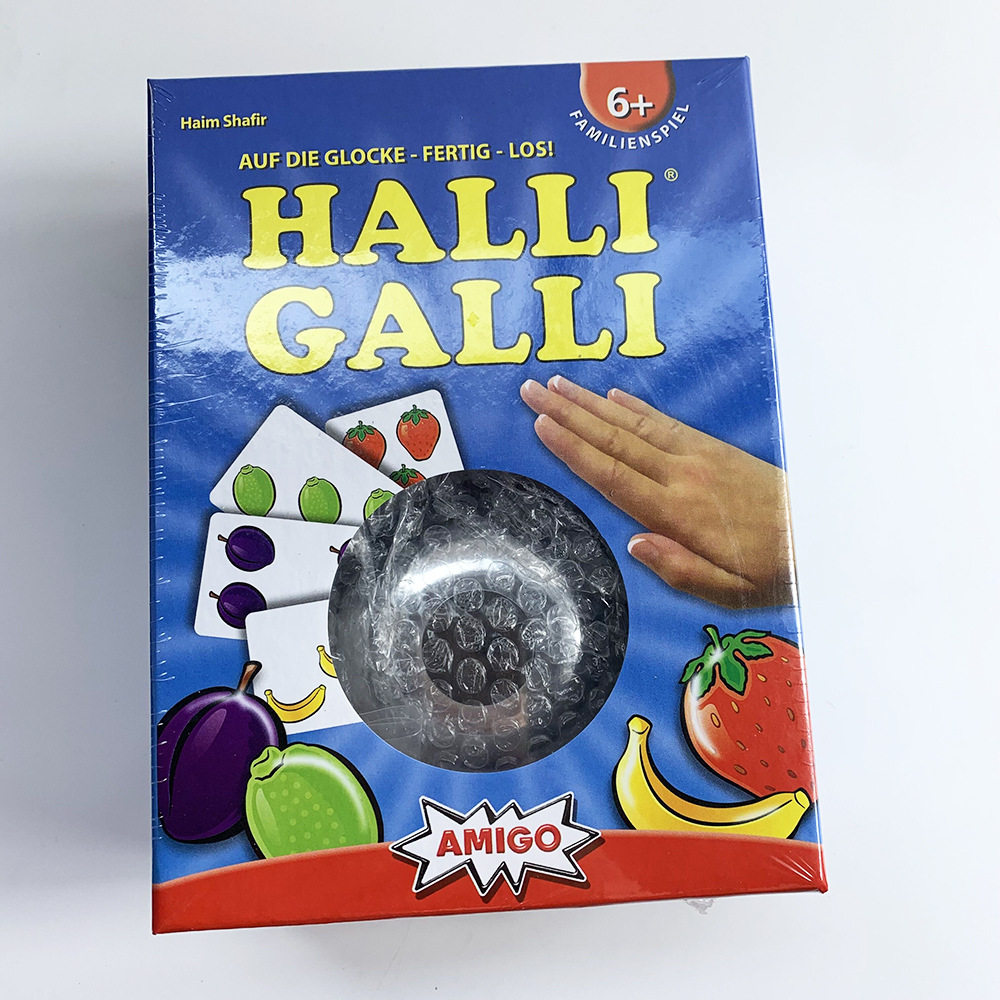 跨境热厂家爆桌游halli galli德国心脏儿童家庭聚会游戏