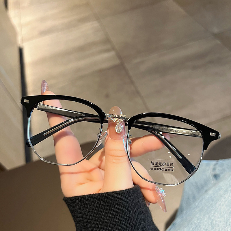 多边形韩系圆脸方脸百搭防蓝光