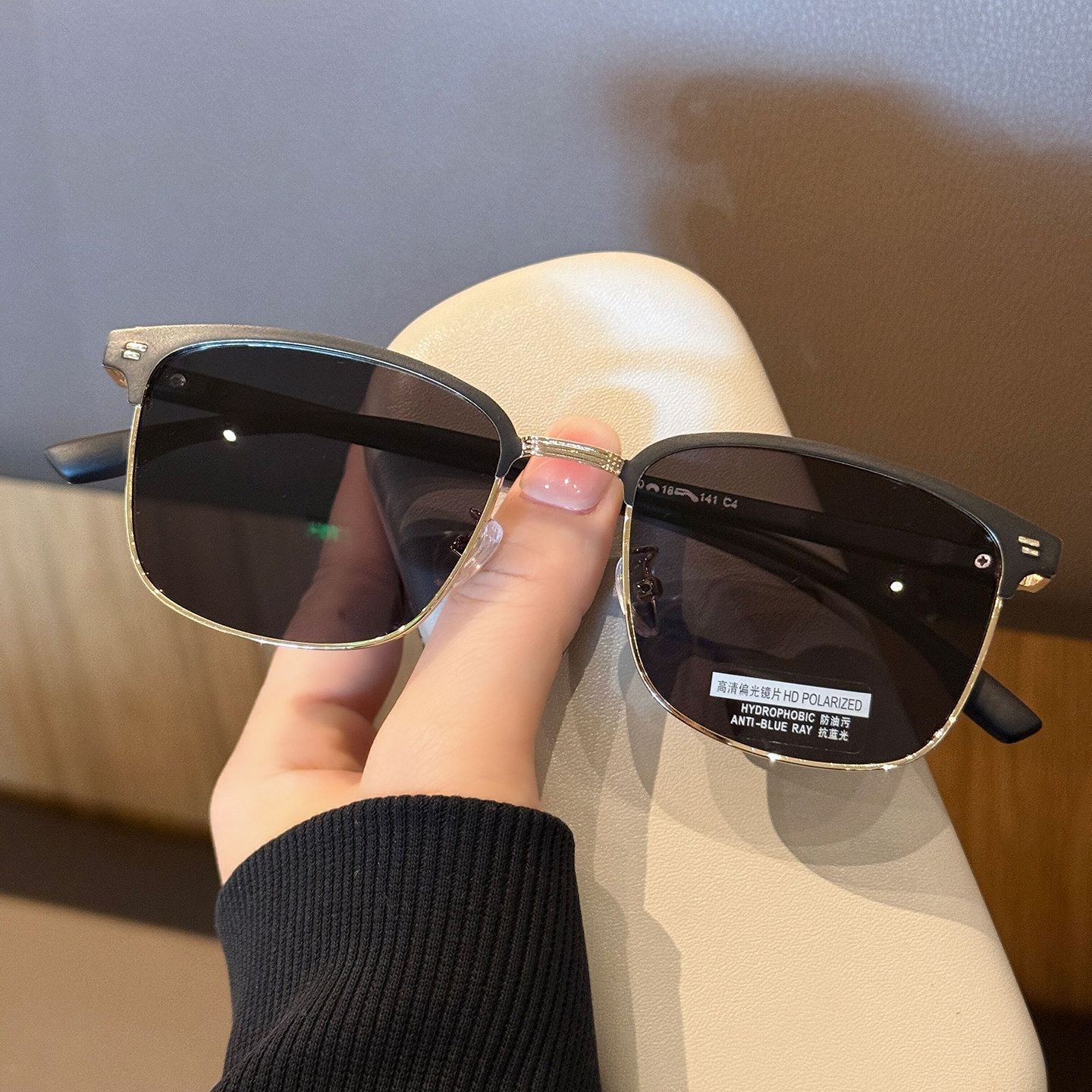 偏光太阳眼镜男士开车2026新款复古金属框架墨镜钓鱼防紫外线眼镜,ZIPPO/瑞士军刀/眼镜,太阳眼镜,淘宝优惠券,粉丝福利购,淘宝优惠卷