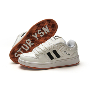 STURYSN 面包鞋原创厚底小白鞋小众低帮百搭休闲板鞋子男女同款潮