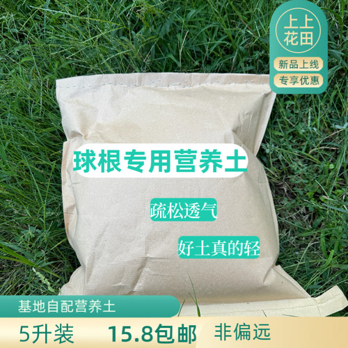 上上花田 球根酢浆草专用营养土基地自配疏松透气种花土