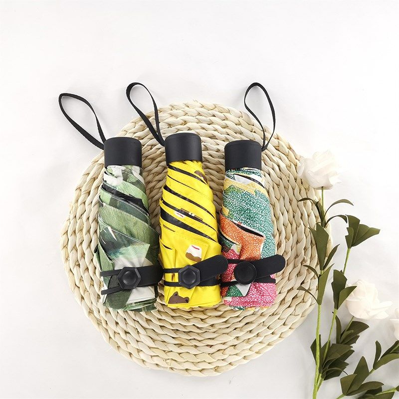 迷你太阳伞女防晒防紫外线超轻小巧口袋晴雨伞折叠便携遮阳五折伞|msdalam kategori rumah harian, payung/gear hujan/Rain/Lembap-bukti, payung - dari Buy2taobao.com untuk memberikan perkhidmatan ejen Taobao profesional membeli