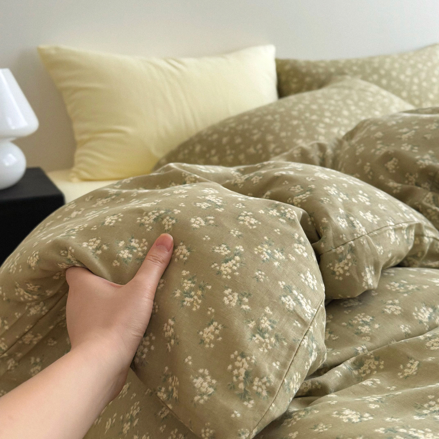 田园小碎花A类全棉双层纱被套