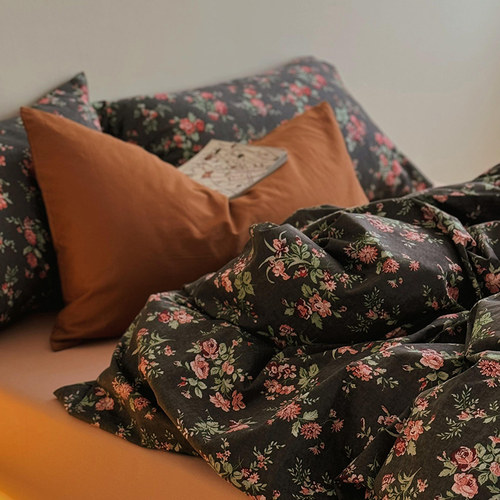 纯棉四件套柔软梦谷美家田园碎花