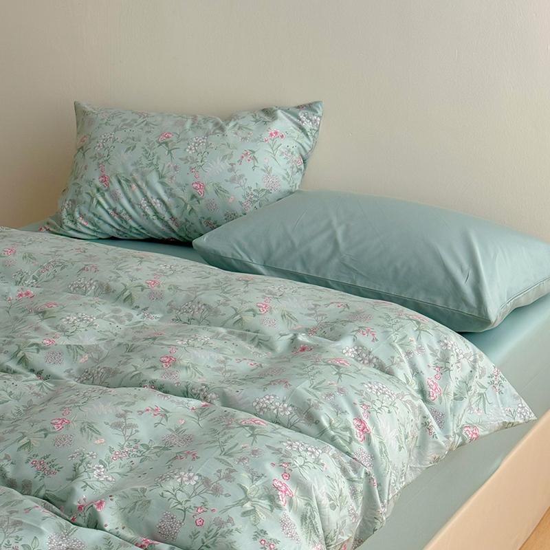 一梦谷春夏季田园小清新纯棉被套