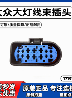 福特自动大灯插头14P大灯插头线束插头1719105大灯防水线束插头