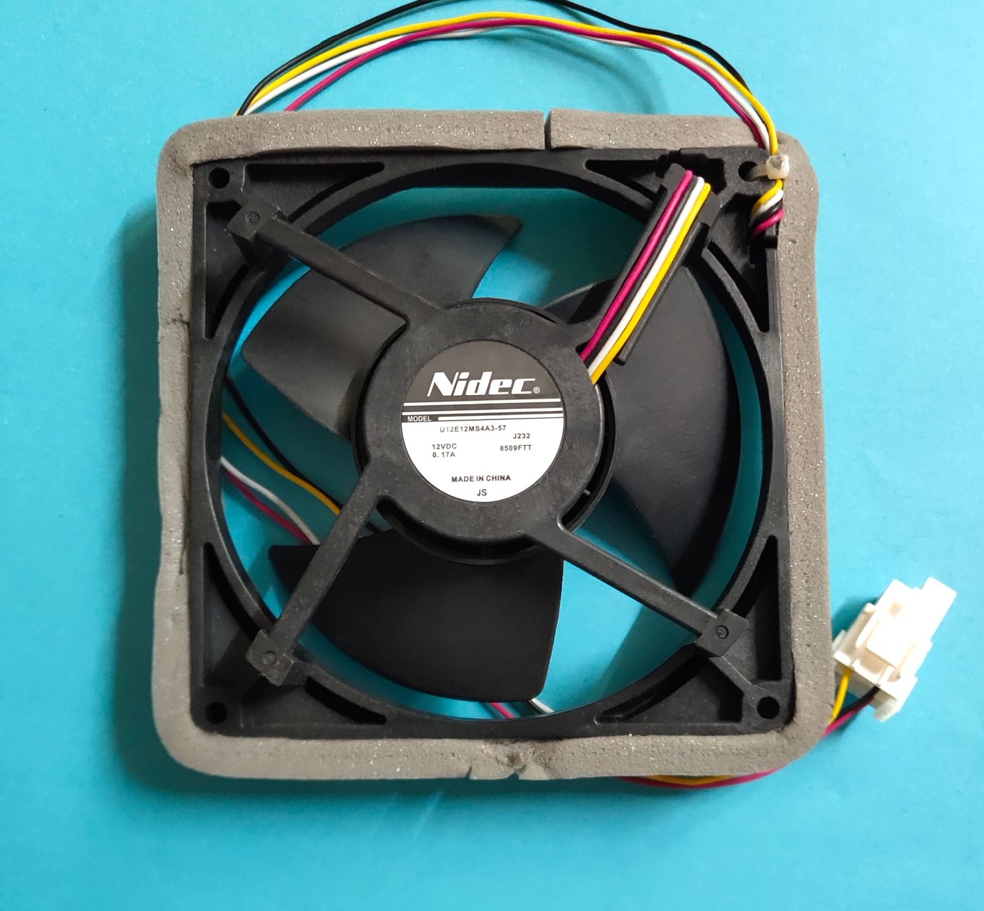 NIDEC U12E12MS4A3-57 J232 12v 0.17A 防水 静音 散热风扇