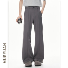 智快鱼潮流前线官方旗舰店素拼男装ggvv男裤子百搭潮流帅气休闲裤