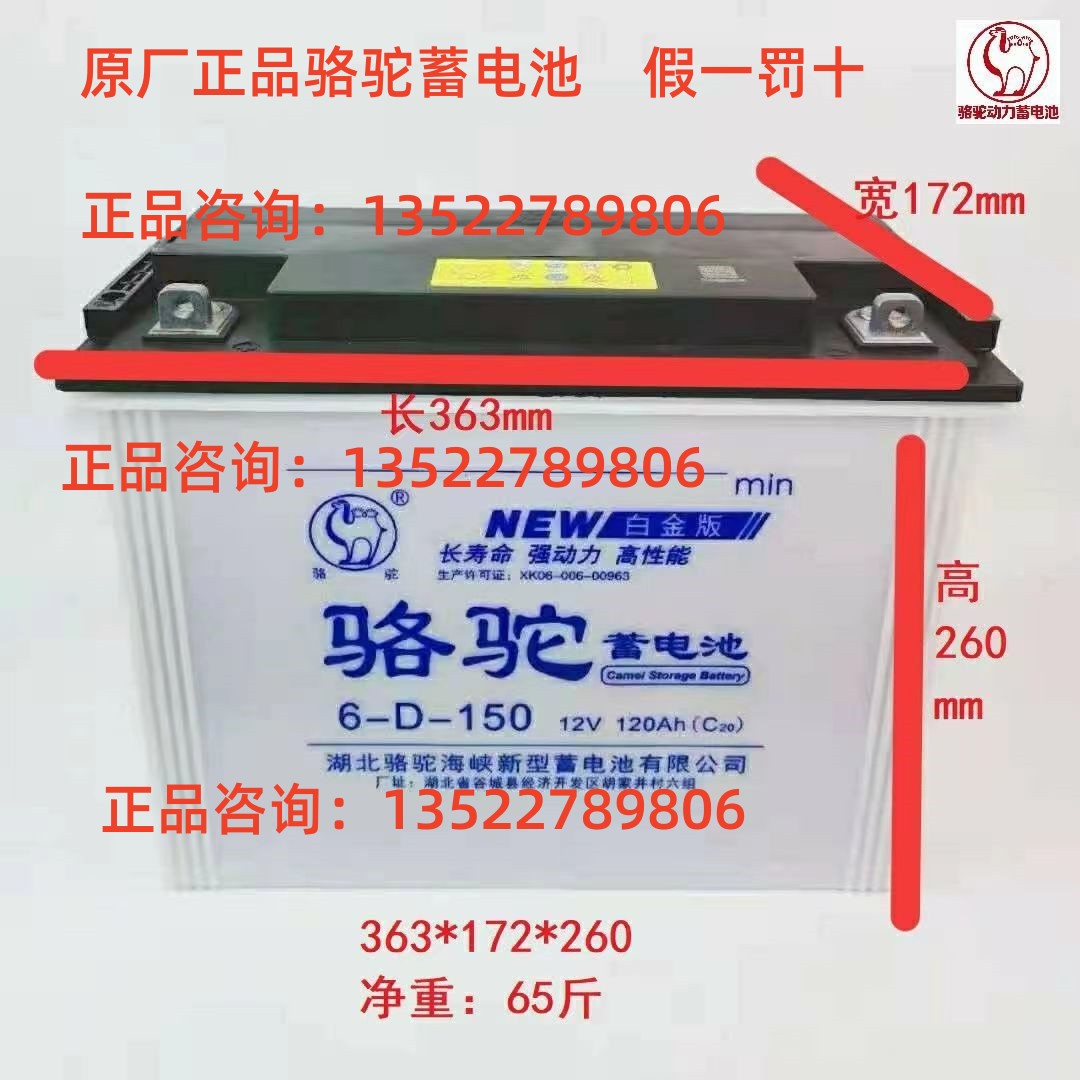 电瓶6-D-150/110/180/120140骆驼