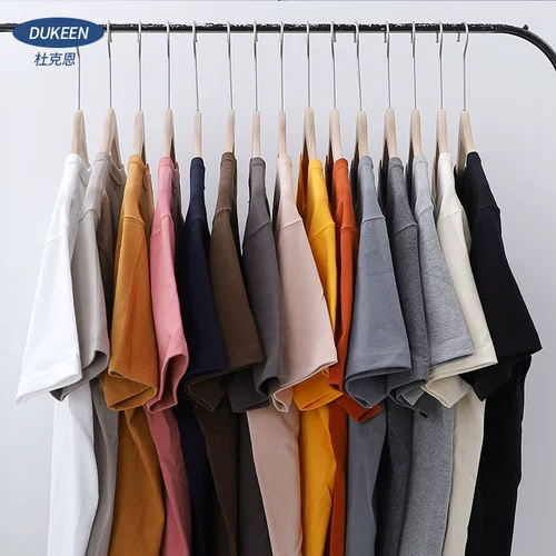 Хлопковая ретро футболка с коротким рукавом подходит для мужчин и женщин, в американском стиле