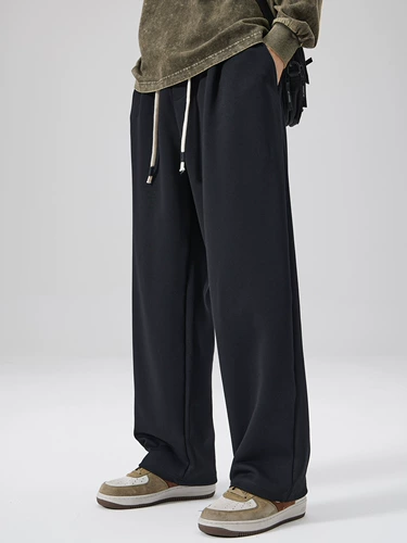 Штаны, мужская обувь, комплект, свободный прямой крой