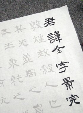 描红字帖宣纸初学者临摹毛笔书法