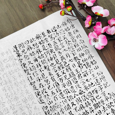 颜真卿小楷麻姑仙坛记描红字帖