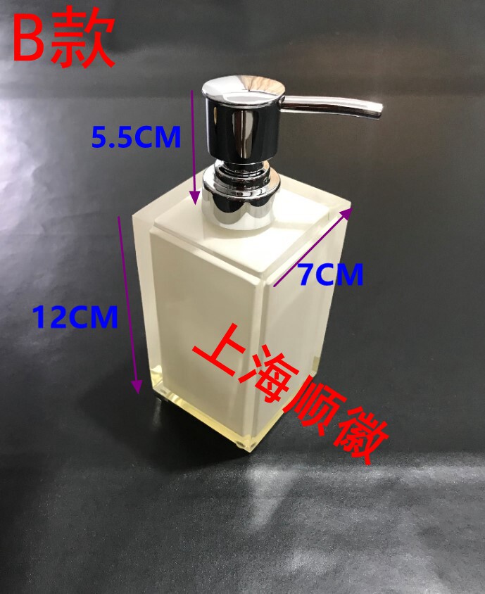 欧式沐浴露瓶树脂洗手液瓶子 酒店 家用按压瓶洗发水分装乳液瓶子