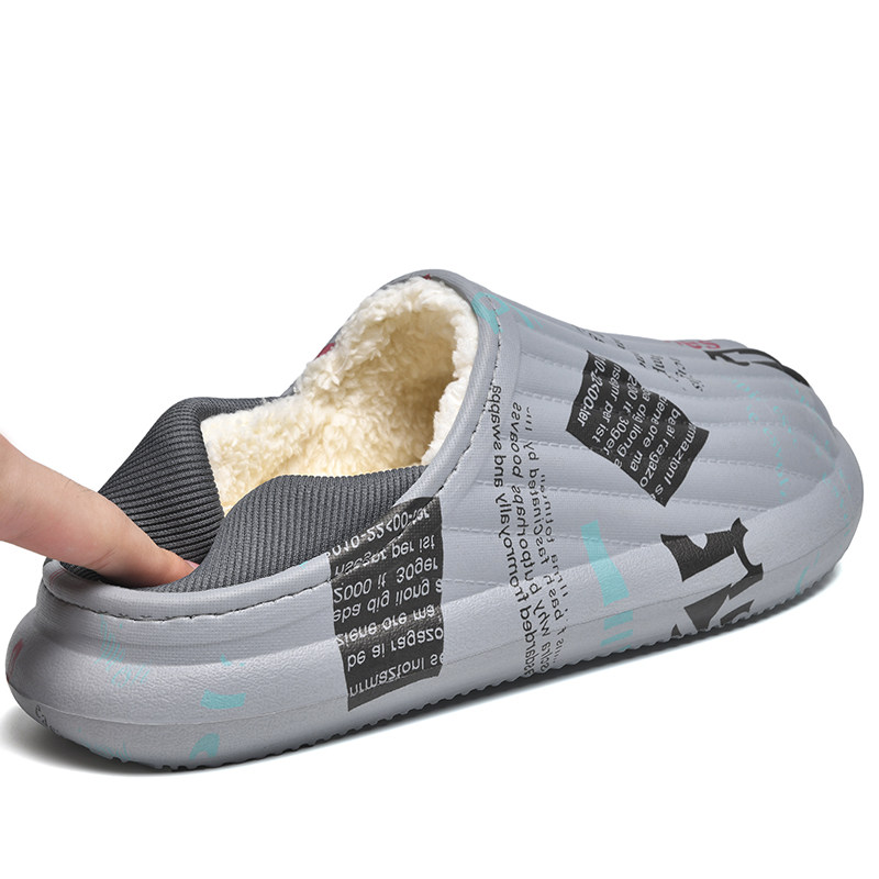 EXTREME COLD NORTHEAST THICKENED SNOW BOOTS 47 BREAD COTTON SHOES MENS EXTRA LARGE SIZE 46 WINTER VELVET WARM COTTON SLIPPERS WOMEN