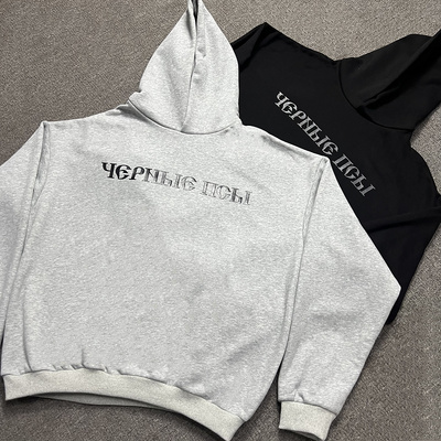 KANYE专辑周边款薄绒连帽卫衣潮