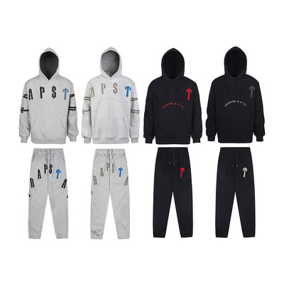Trapstar秋冬运动卫衣长裤套装男