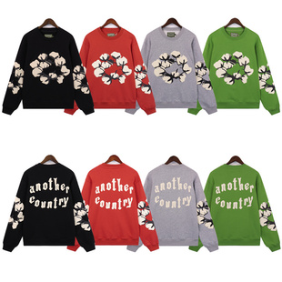 Denim Tears Hoodie美式高街男女同款宽松纯棉毛圈长袖圆领卫衣潮