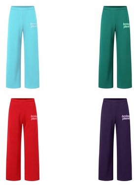 broken planet美式高街潮牌加绒卫裤秋冬运动休闲宽松直筒长裤fog