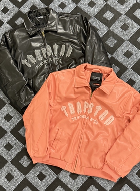 trapstar jacket美潮高街秋冬休闲字母刺绣印花宽松加棉夹克外套
