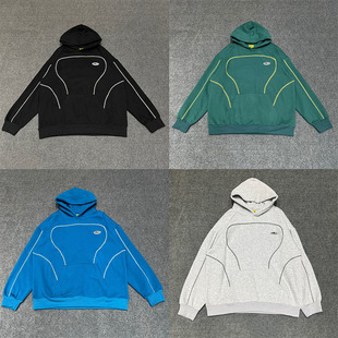 corteiz hoodie美潮高街秋冬休闲胸前小标字母印花加绒连帽衫卫衣