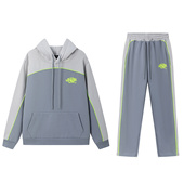 套装 synaworld tracksuit美潮高街秋冬运动休闲刺绣撞色卫衣长裤