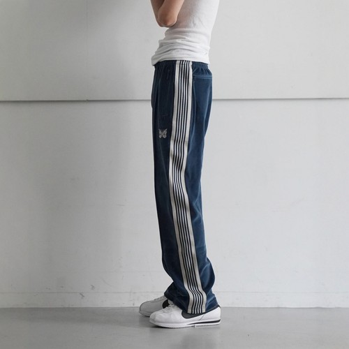 needles蝴蝶刺绣天鹅绒休闲长裤