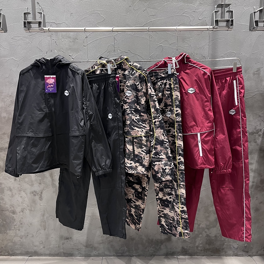 synaworld美潮梭织风衣外套长裤