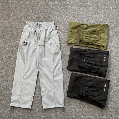 brokenplanet美潮梭织直筒长裤