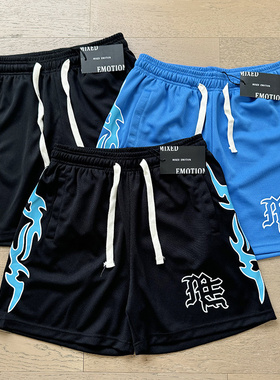 MIXED EMOTION美潮高街夏季运动休闲篮球沙滩网眼透气速干短裤FOG