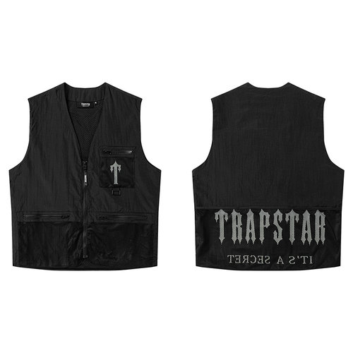 Trapstar多口袋无袖休闲马甲背心