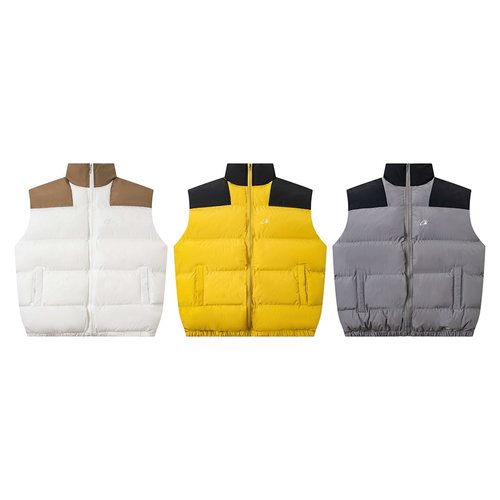 corteiz撞色马甲背心棉服外套潮