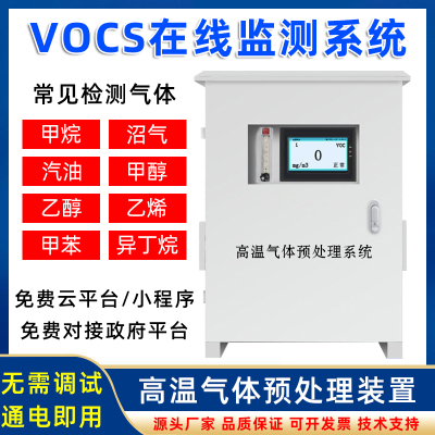 甲烷甲醇高温管道烟囱VOCS气体在线监测系统锅炉废气排放检测仪
