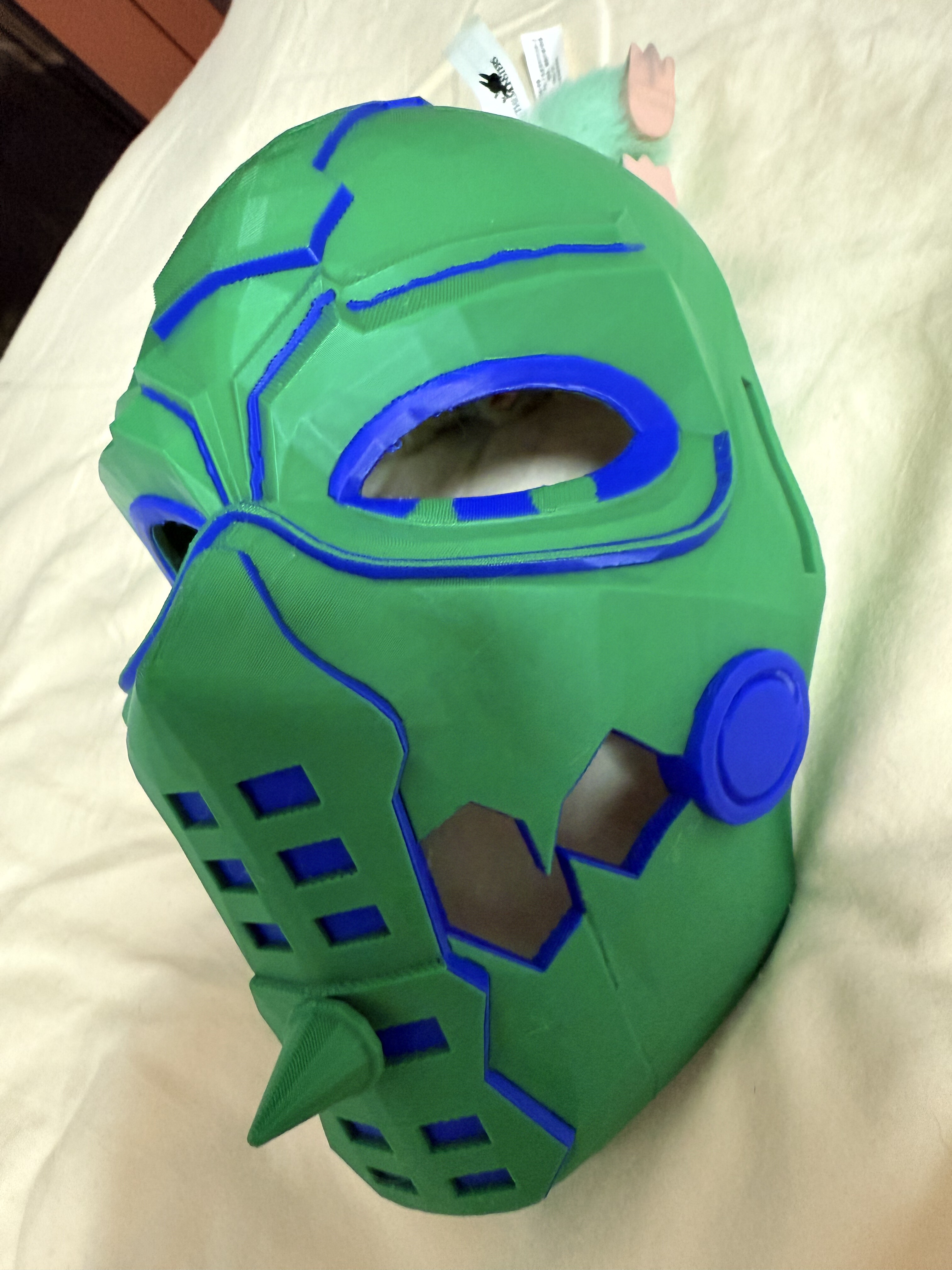 三角洲行动赛伊德面具帅气cos全包3D打印高度还原游戏绿色加厚