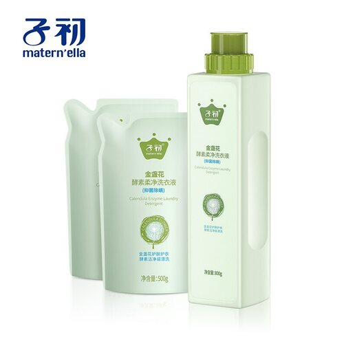 子初婴儿洋甘菊洗衣液500ml四袋
