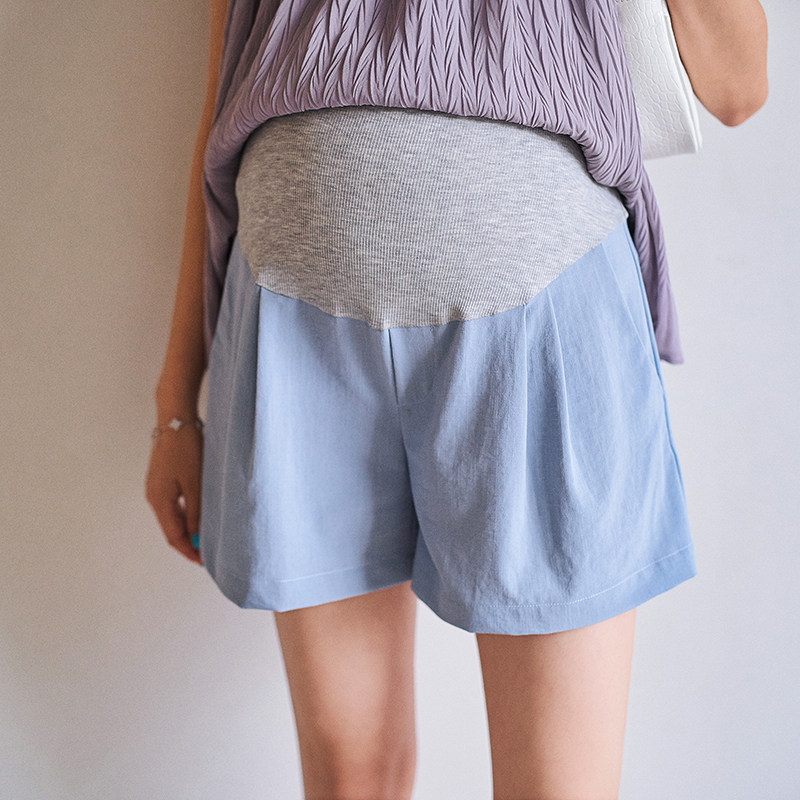 孕妇短裤夏外穿孕妇裤子夏季薄款宽松潮妈时尚孕妇裤