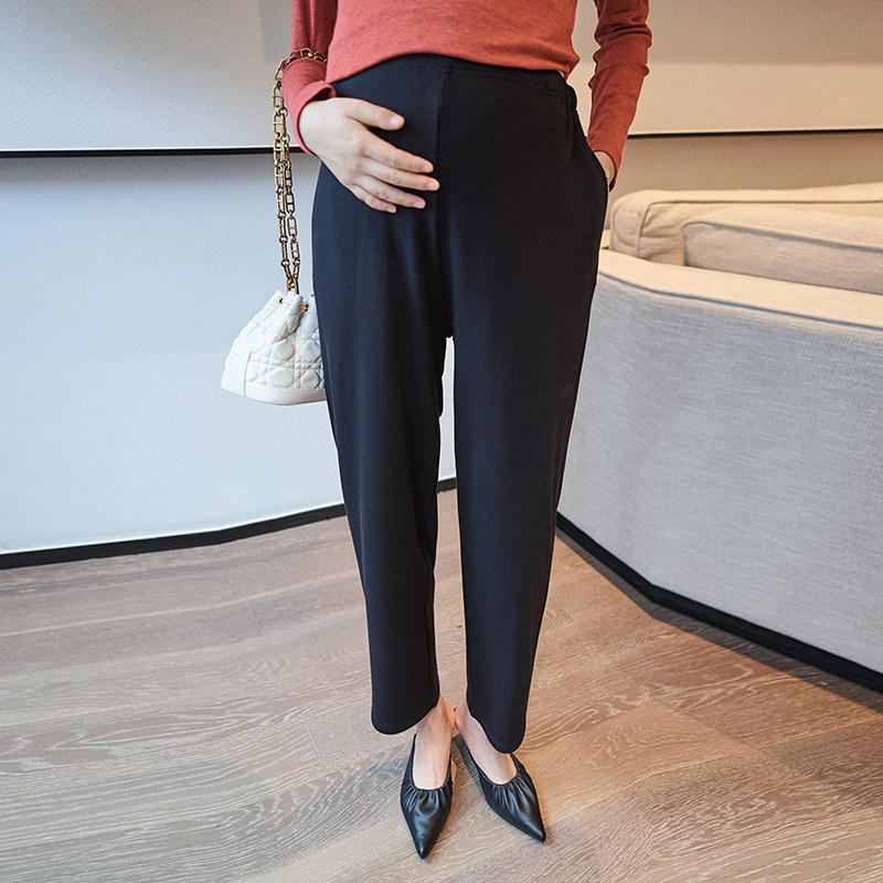 孕妇裤子秋季外穿长裤潮妈孕妇裤春秋休闲时尚秋冬宽松孕妇秋装