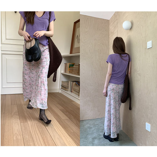 HellEat法式气质碎花半