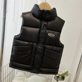 秋冬新款 免洗儿童羽绒棉马甲男童加厚背心女童洋气坎肩中大童马夹