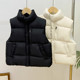 儿童羽绒棉马甲男童秋冬外穿背心宝宝保暖坎肩休闲外套女童棉马甲