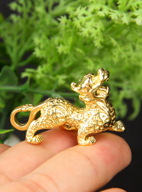 速发器朴 铜金钱貔貅挂件 铜貔貅挂件挂扣 件