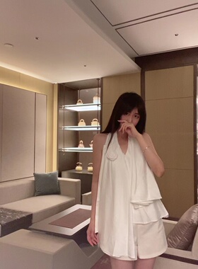 Sin boutique 希腊神话很仙的挂脖上衣女夏小众设计感超仙气质新