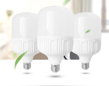 led节能灯泡家用E27螺口球泡超亮螺旋防水工厂大功率照明灯