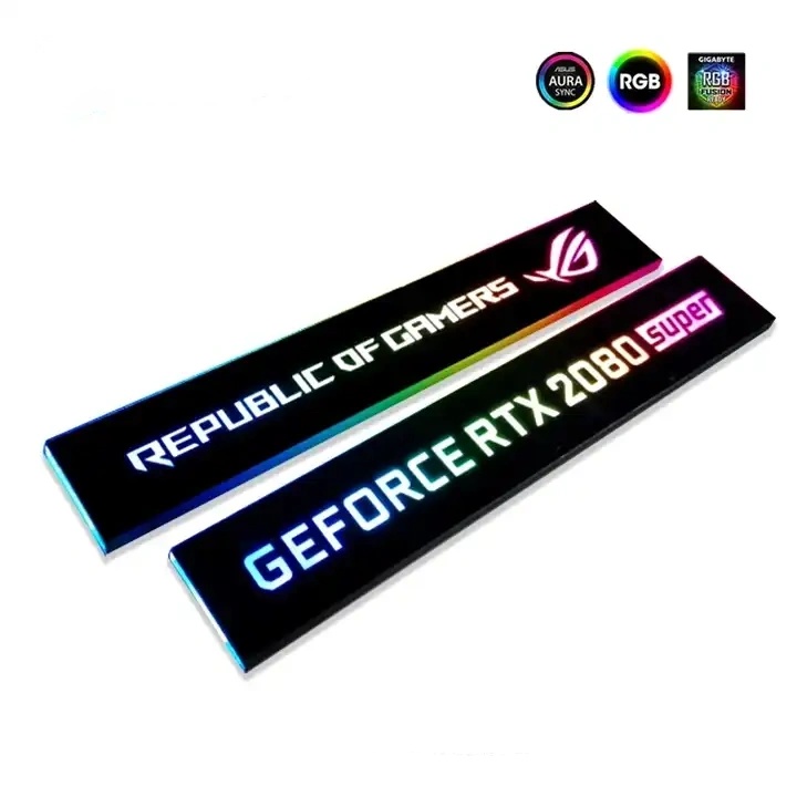 显卡侧采光板GPU机箱信仰灯12VRGB/5VARGB游戏玩家DIY同步PC装饰