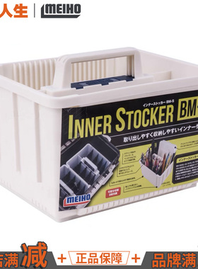 【渔阅人生】MEIHO明邦INNER STOCKER BM L/S钓箱内置海钓铁板盒