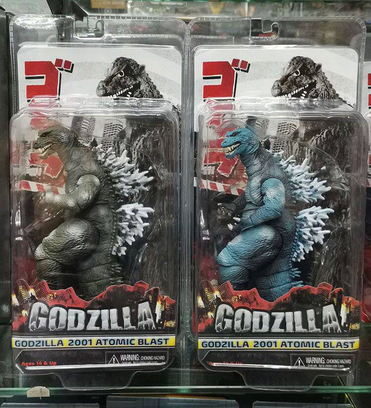 neca哥斯拉 2001原子迷彩版 godzilla 怪兽手办模型 可动玩偶玩具