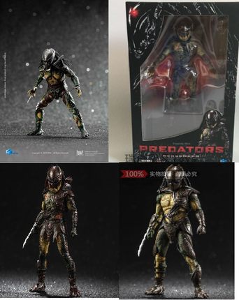 正版HIYA海雅 1/18 3.75寸 异形铁血战士 狮面狂战士兵人可动模型